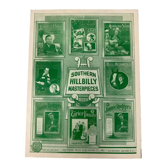 Slipping Around Sheet Music 1949 Floyd Tillman Margaret Whiting Jimmy Wakely - Picture 6 of 6